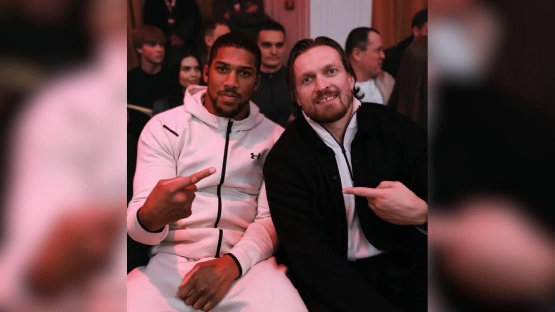 Entonijs Džošua un Oleksandrs Usiks.