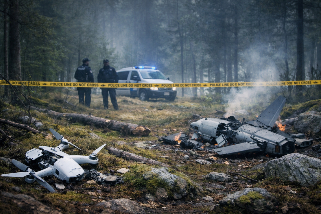 Somijā nokrituši divi Ukrainas lidroboti. Ilustratīvs attēls.