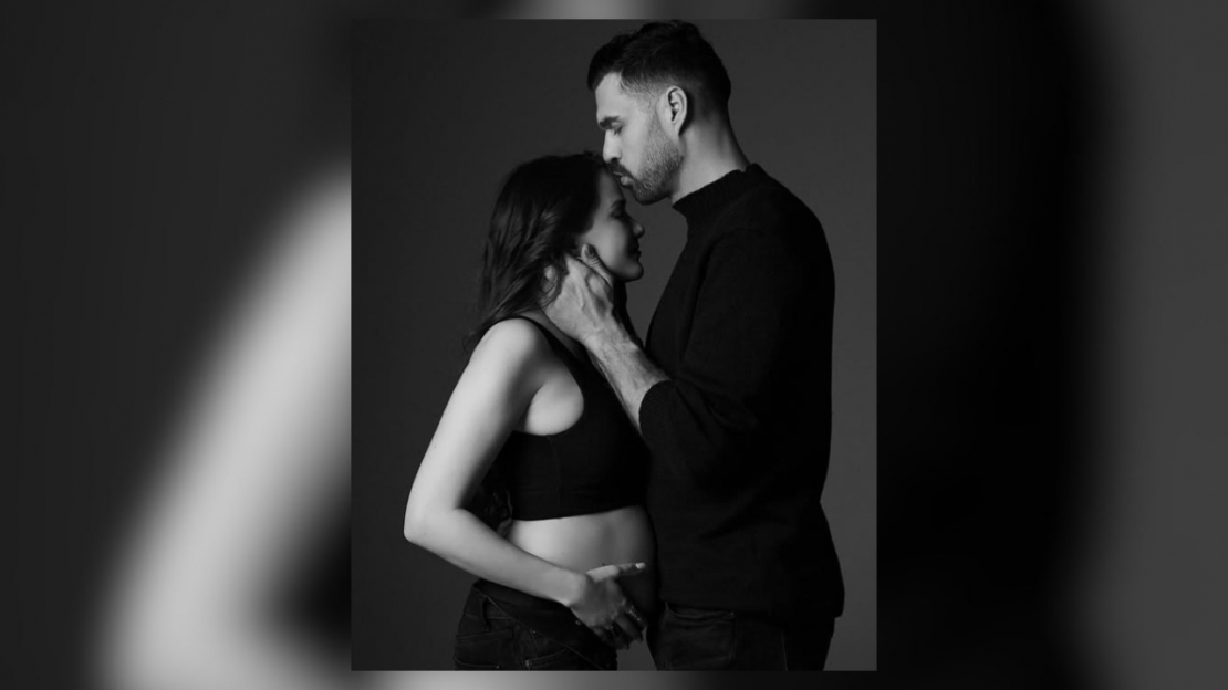 Aivis Ceriņš ar savu partneri Danu Piteronoku.