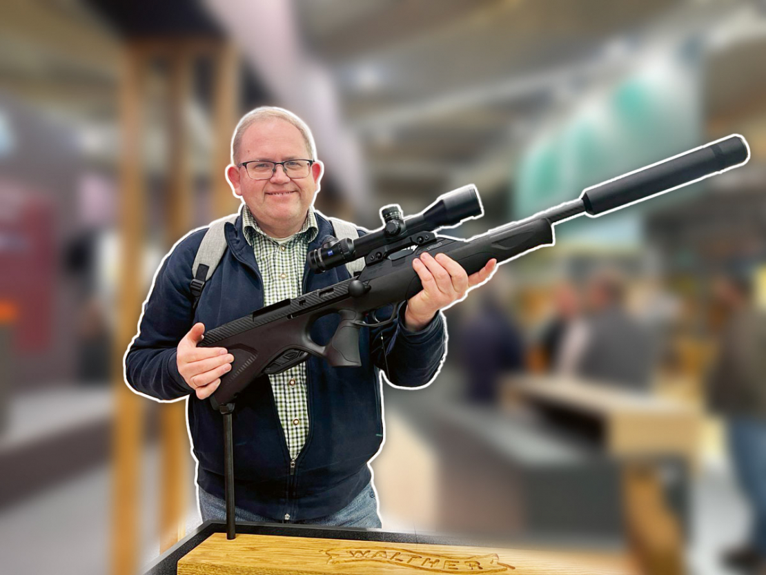 Šādas konstrukcijas ierocis manās rokās ir pirmo reizi.