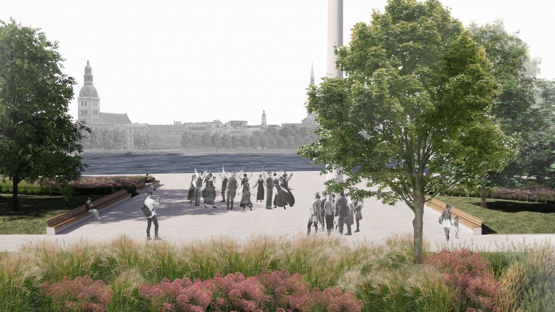 3. vietas ieguvējs ar devīzi "ČAKSTES T A K A".