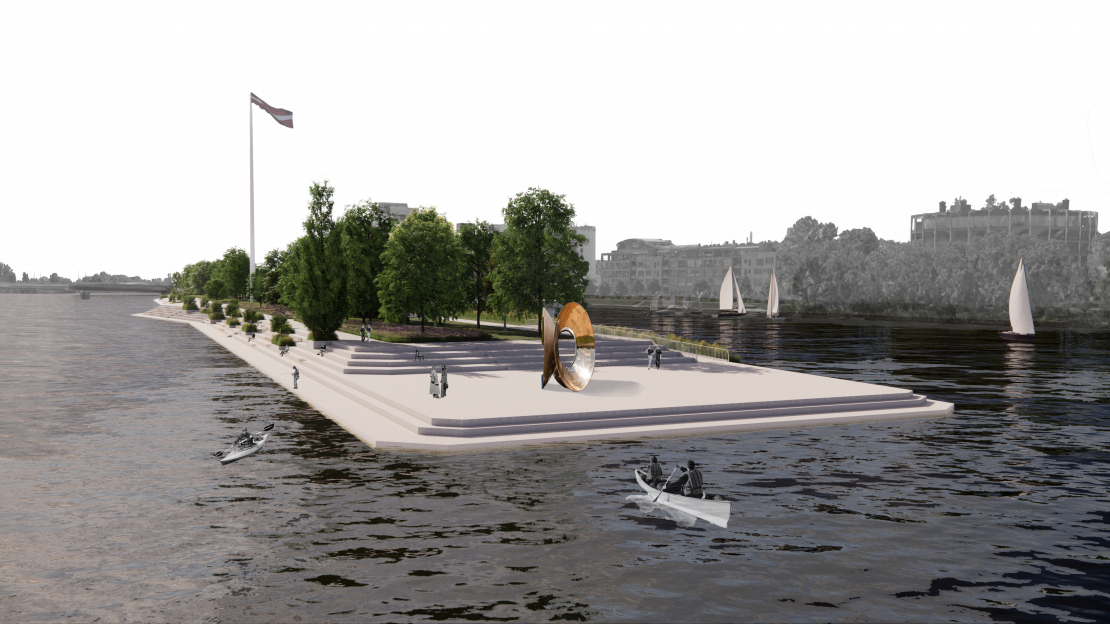 3. vietas ieguvējs ar devīzi "ČAKSTES T A K A".