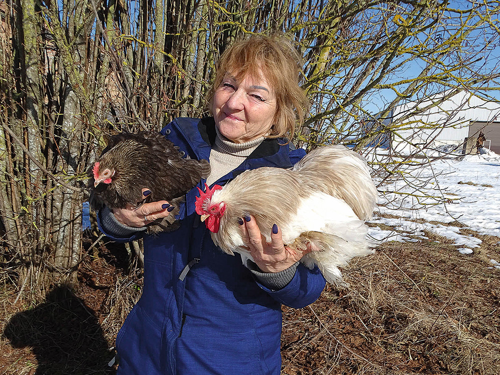 "Rudeņu" saimniece Mārīte Škapare.