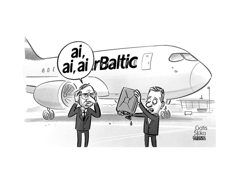 Zīmē Gatis Šļūka. AiaiairBaltic