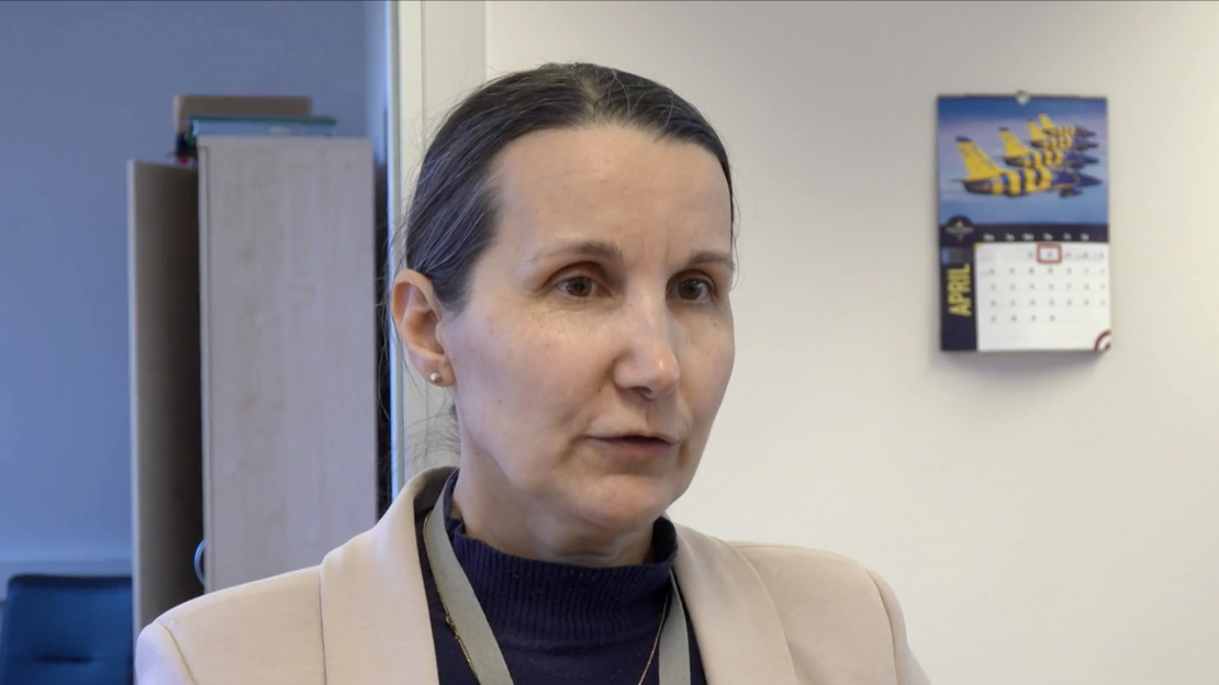 Civilās aviācijas aģentūras vecākā inspektore un bijusī pilote Alina Arhipova.