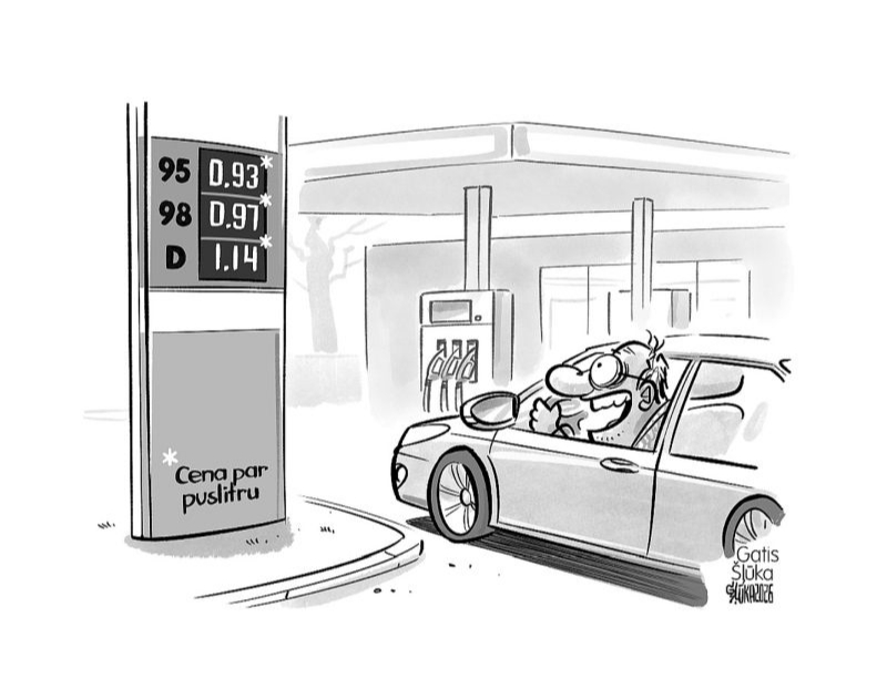 Zīmē Gatis Šļūka. Lasi mazos burtus!