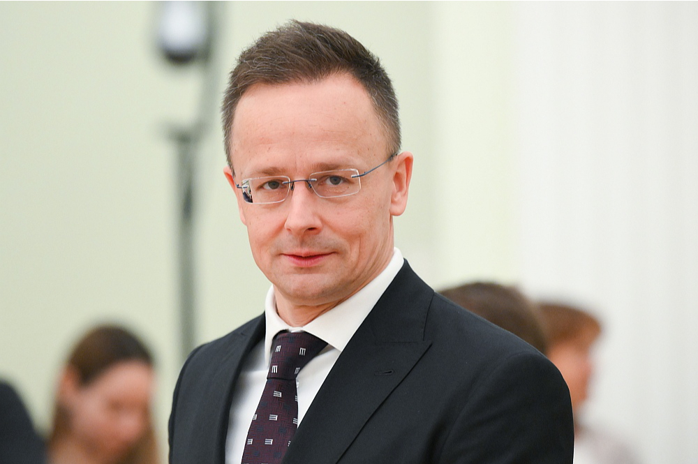 Ungārijas ārlietu ministrs Pēters Sījārto.