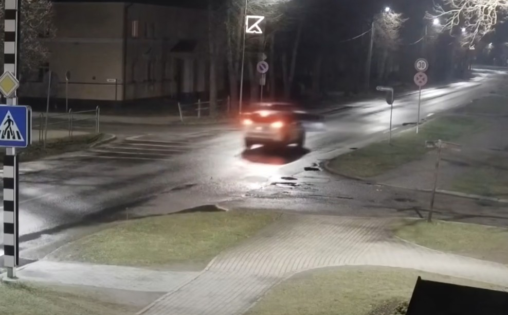 Potenciālās avārijas mirklis.