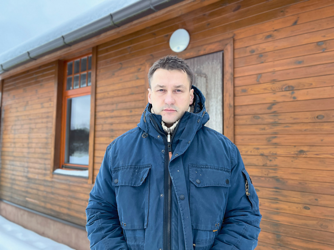 Bārbeles mednieku kolektīva vadītājs, šautuves saimnieks Arvīds Rozēns.