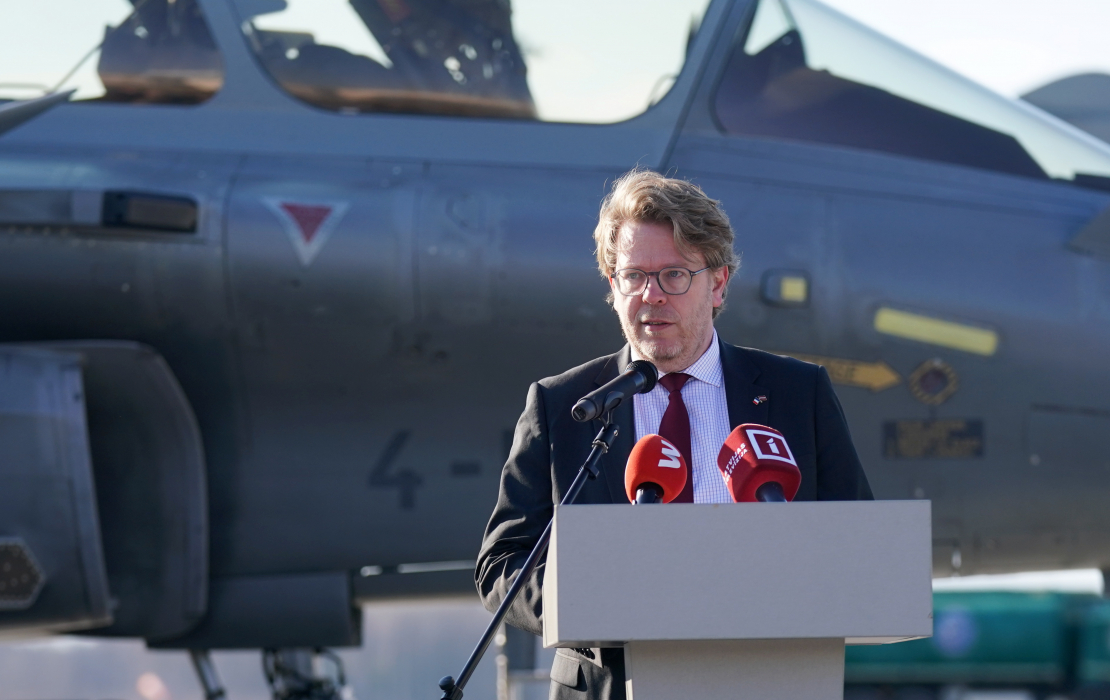 Francijas vēstnieks Latvijā Manuels Lafons Rapnuijs.