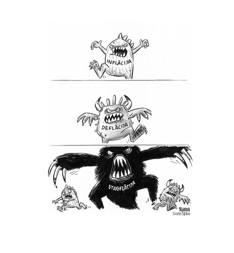 Zīmē Gatis Šļūka. Viens briesmīgāks par otru