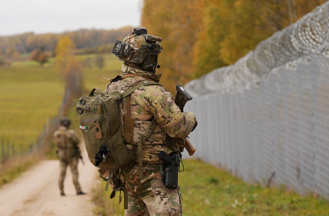 Latvijas austrumu robeža. Ilustratīvs attēls.