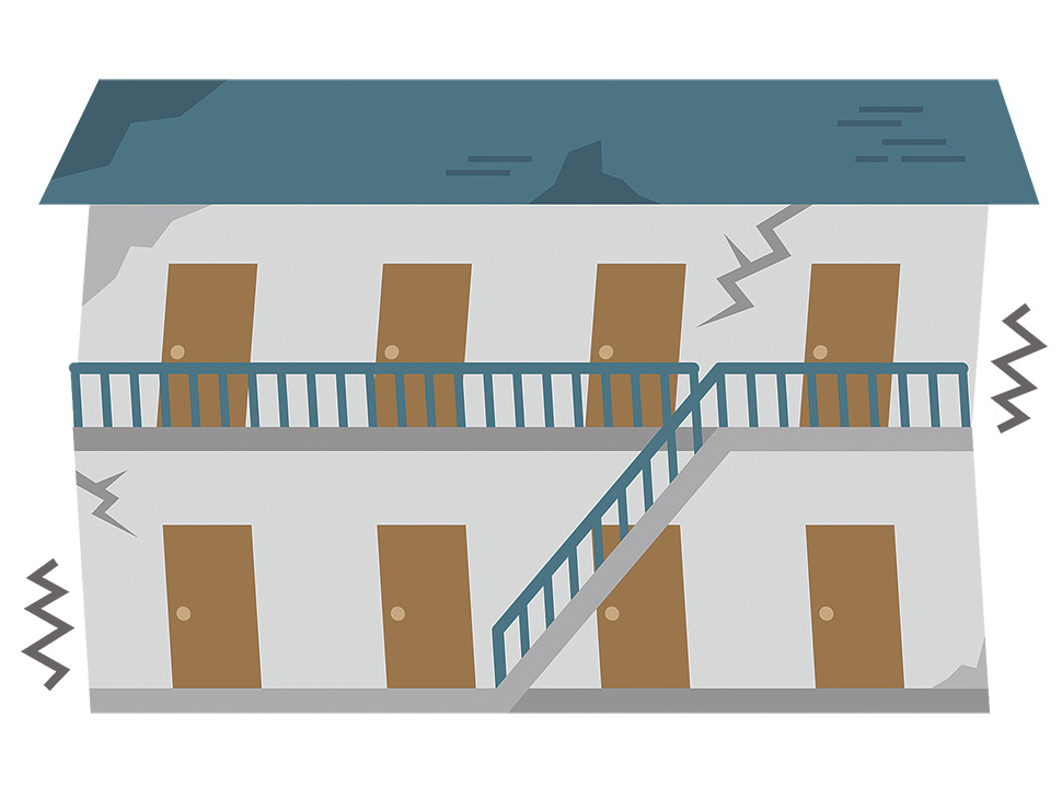 Ēkas bojāeja ir viens no likumā noteiktajiem pamatiem, lai dzīvokļu īpašums beigtu pastāvēt.