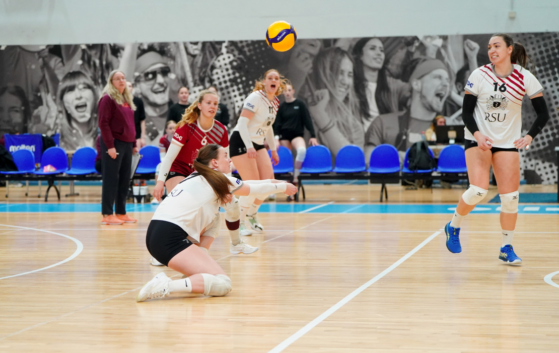 Latvijas čempionāta trešā finālspēle volejbolā sievietēm starp "RSU" un "Mārupes SC" komandām "Rimi" Olimpiskajā centrā.