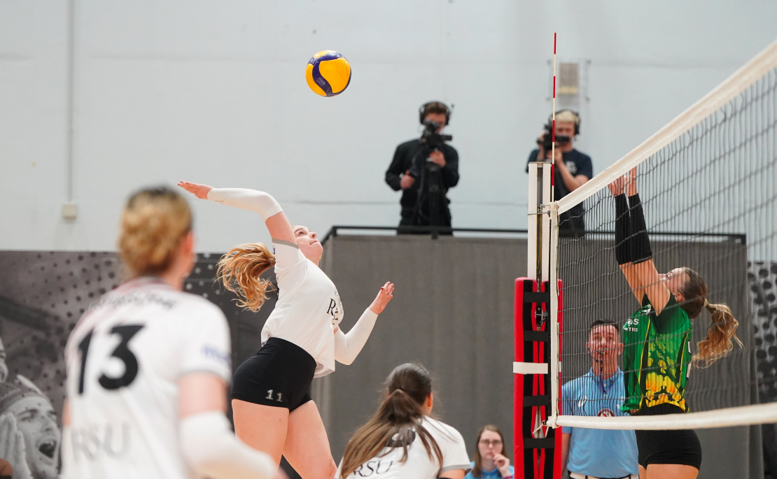 Latvijas čempionāta trešā finālspēle volejbolā sievietēm starp "RSU" un "Mārupes SC" komandām "Rimi" Olimpiskajā centrā.