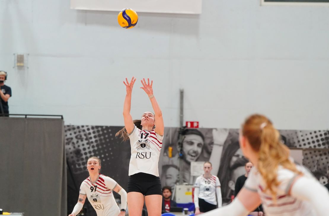 Latvijas čempionāta trešā finālspēle volejbolā sievietēm starp "RSU" un "Mārupes SC" komandām "Rimi" Olimpiskajā centrā.