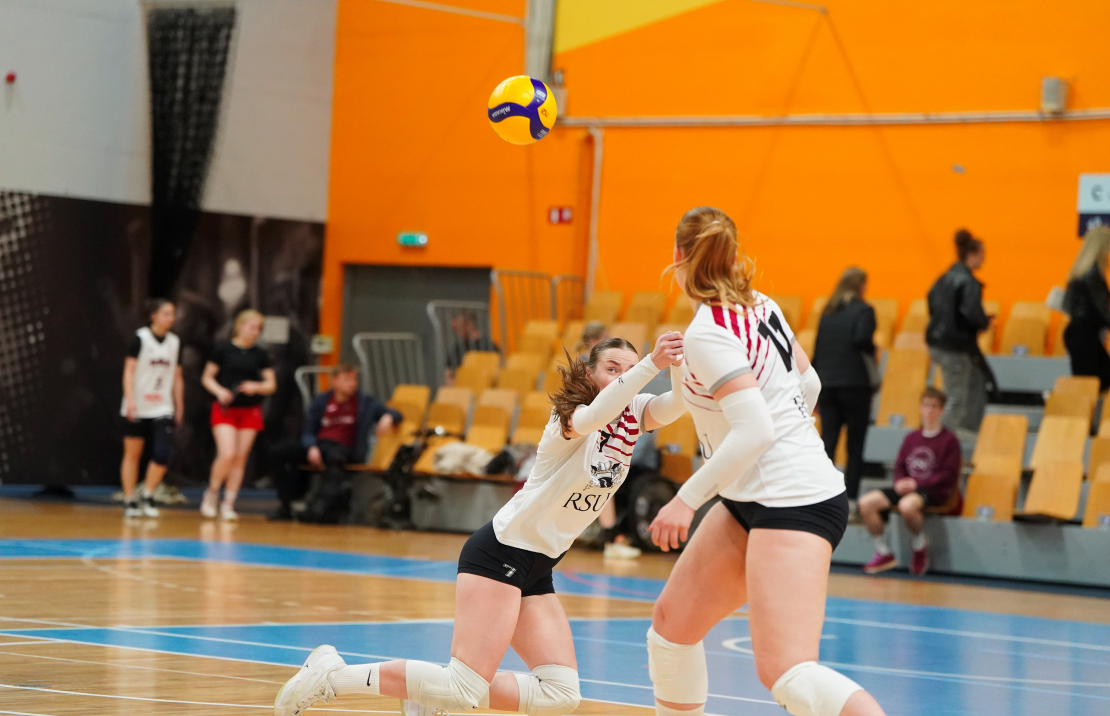 Latvijas čempionāta trešā finālspēle volejbolā sievietēm starp "RSU" un "Mārupes SC" komandām "Rimi" Olimpiskajā centrā.