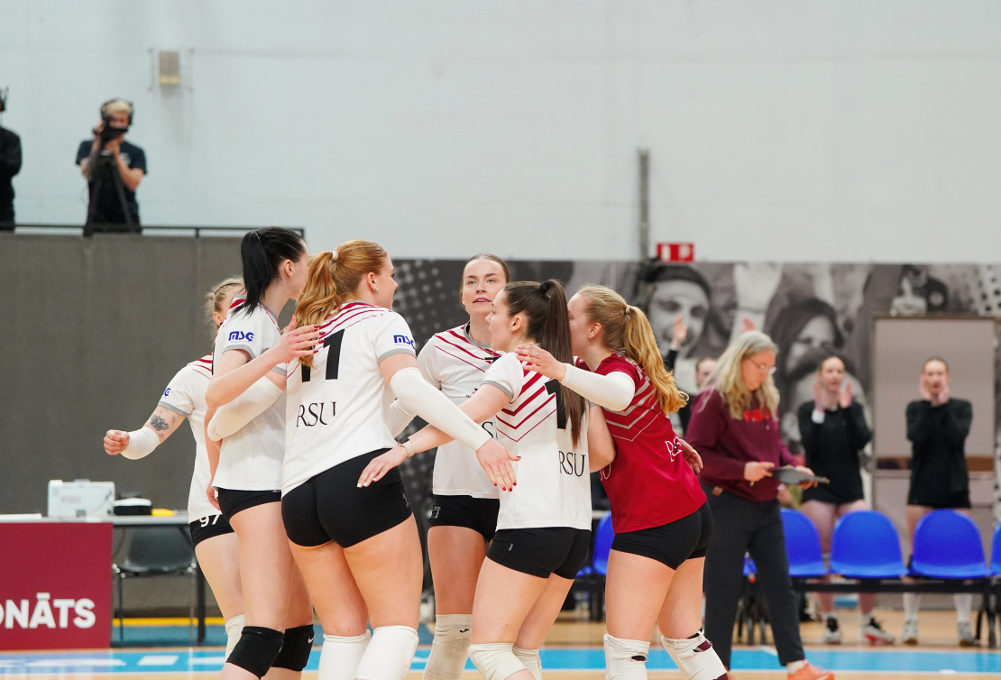 Latvijas čempionāta trešā finālspēle volejbolā sievietēm starp "RSU" un "Mārupes SC" komandām "Rimi" Olimpiskajā centrā.