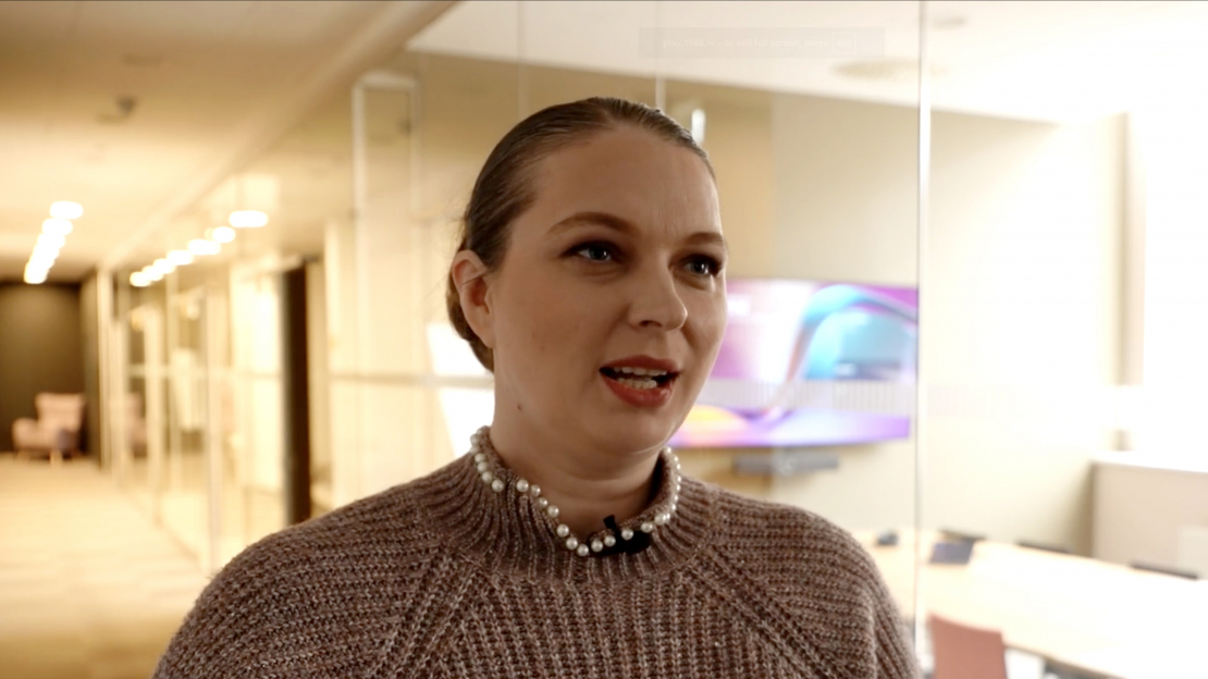 Mihaila Čehova Rīgas Krievu teātra direktore Dana Bjorka,