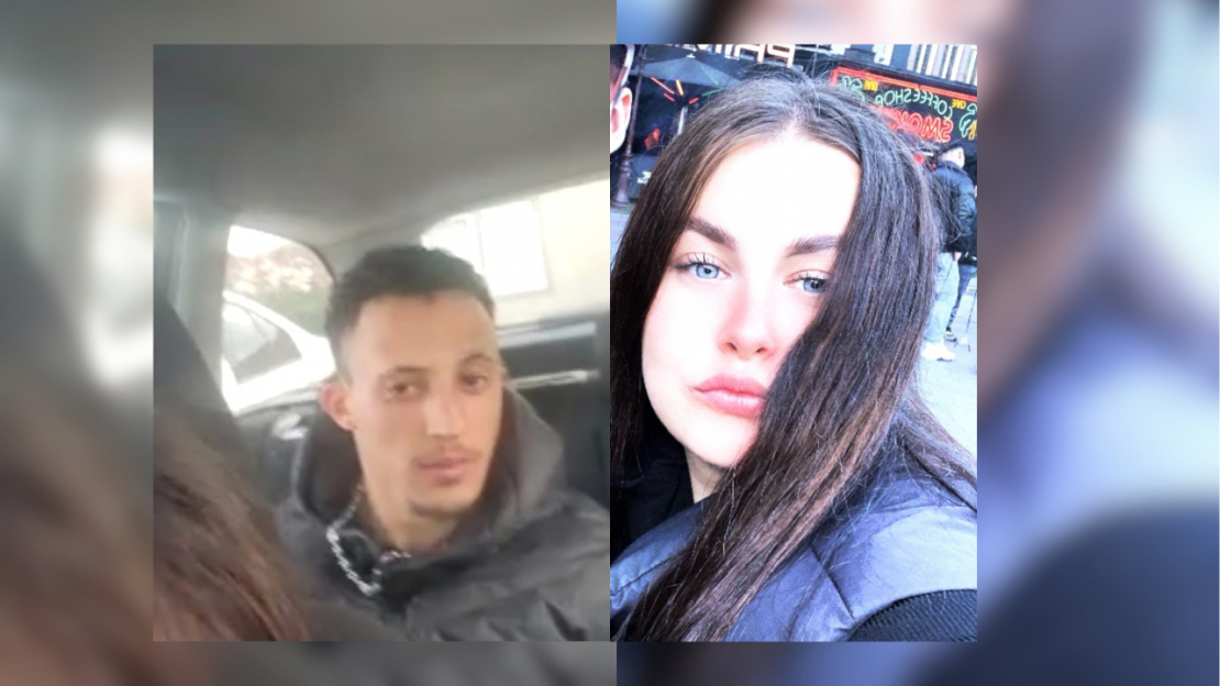 Nenoskaidrotais vīrietis no Marokas vai Alžīrijas un Laura Markoviča.