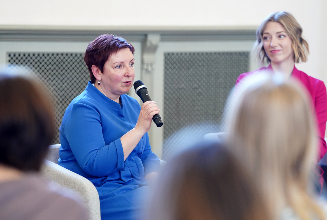 Jaunievēlētā Latvijas Nacionālā mākslas muzeja (LNMM) direktore Iveta Derkusova.