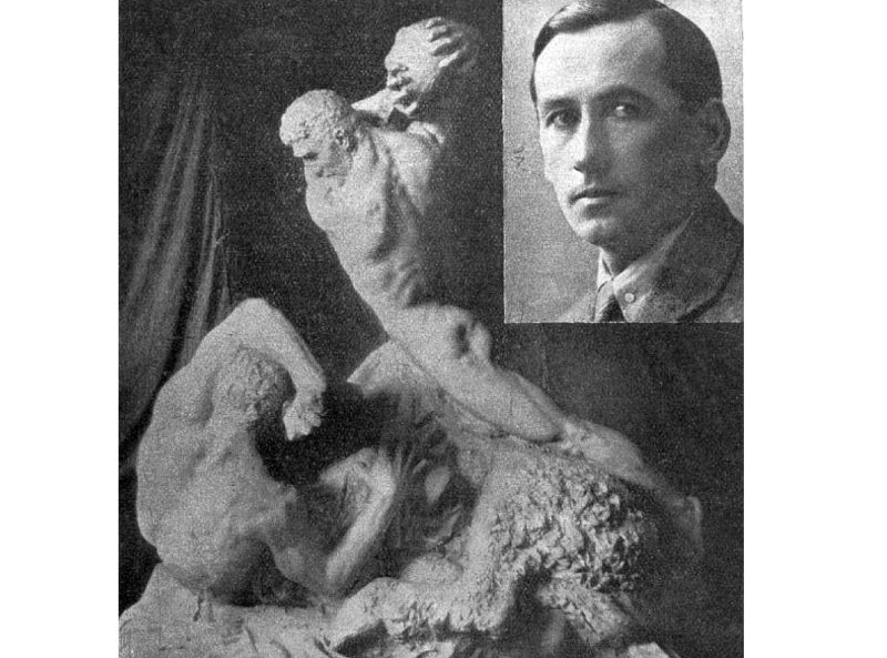 K. Jansons un viņa 1925. gada diplomdarbs "Kentauru cīņa".