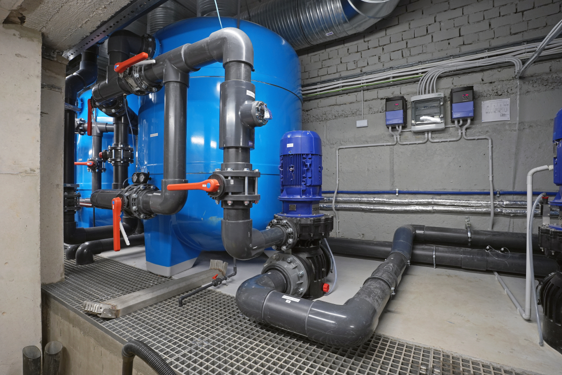 Rīgas Natālijas Draudziņas vidusskolā atjaunotais sporta komplekss.