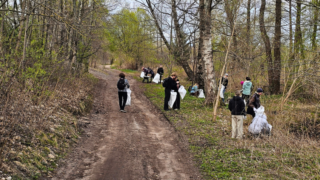 Lielās talkas norise Rīgā.