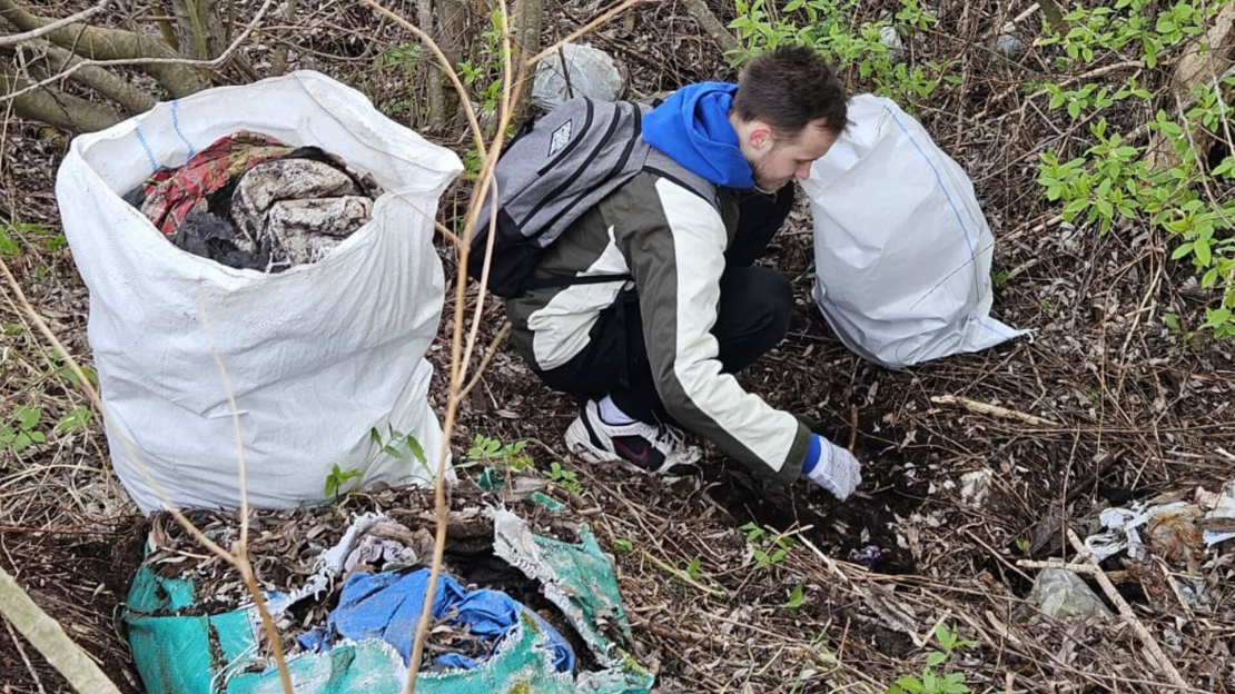 Lielās talkas norise Rīgā.