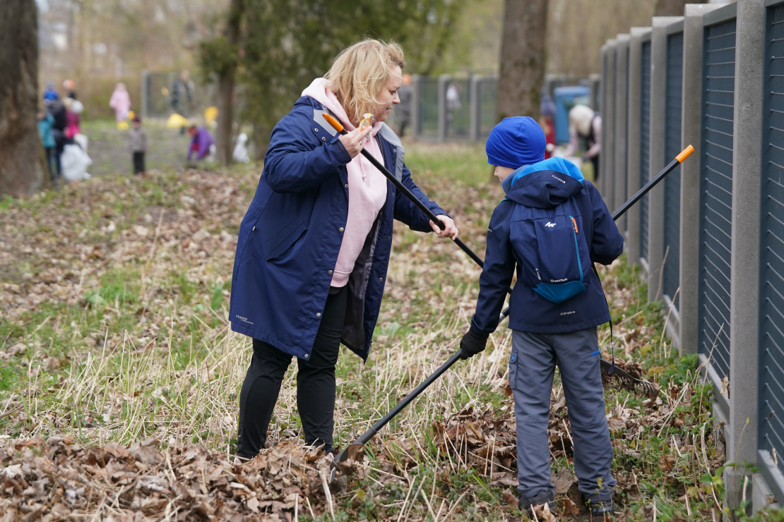 Lielās talkas norise Rīgā.