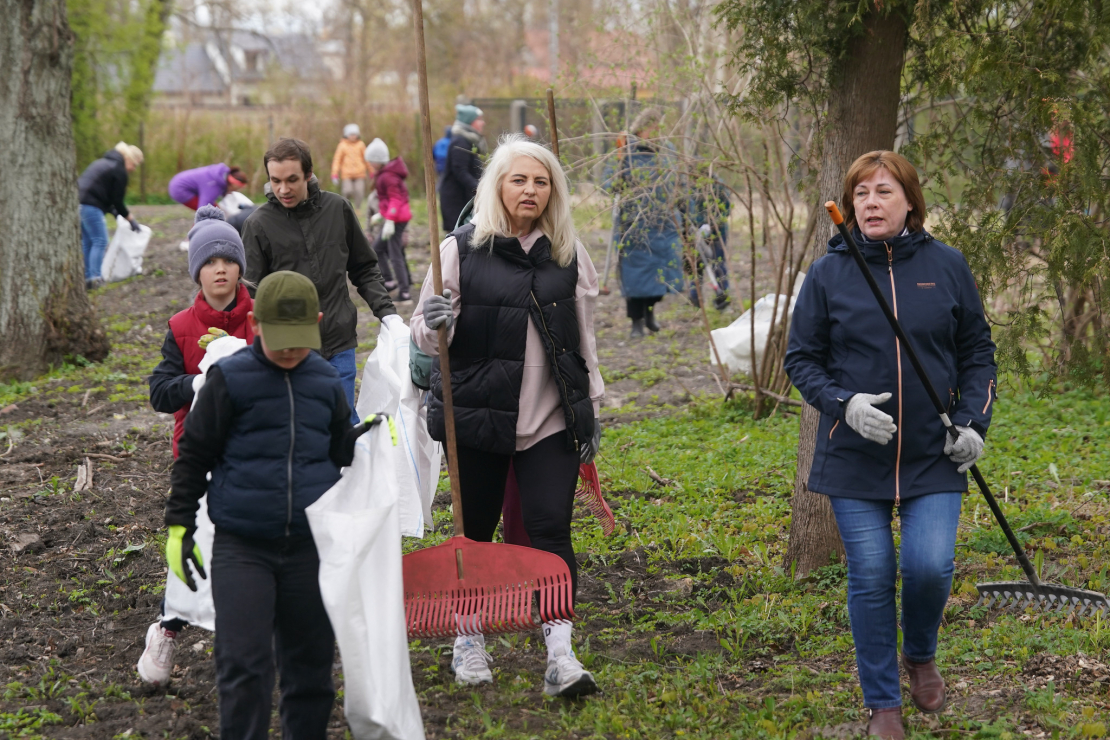 Lielās talkas norise Rīgā.