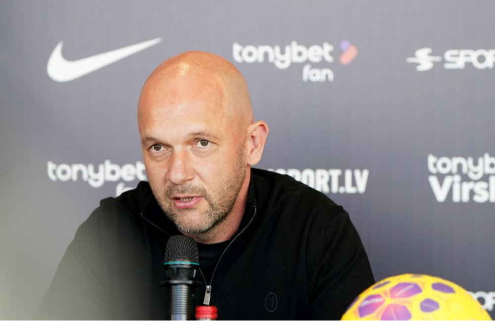 Futbola kluba "RFS" galvenais treneris Viktors Morozs.