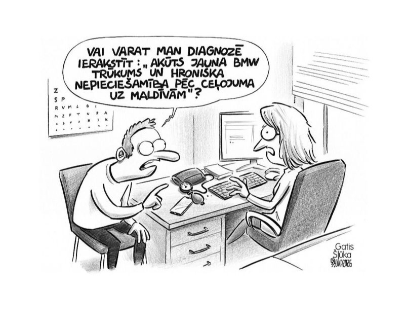 Zīmē Gatis Šļūka. Akūts jauna BMW trūkums!