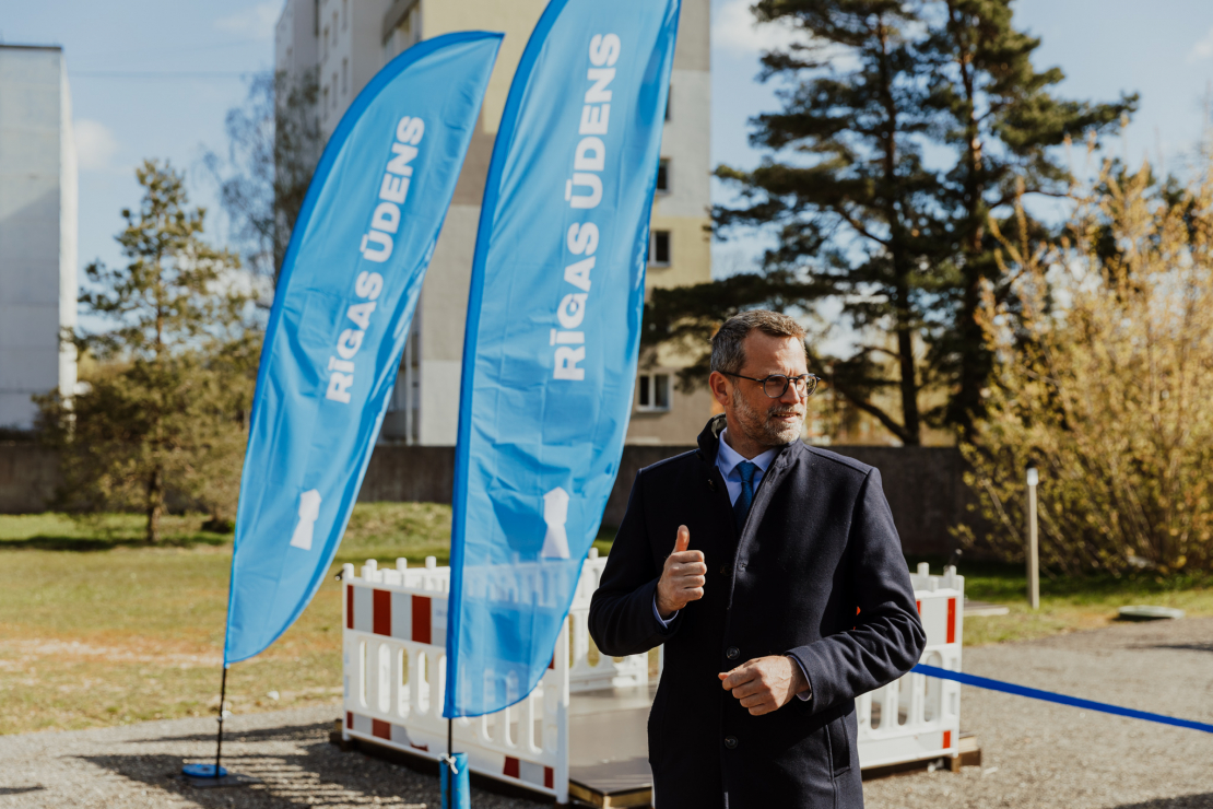 Uzņēmuma "Rīgas ūdens" jaunā mācību poligona atklāšanas pasākums.