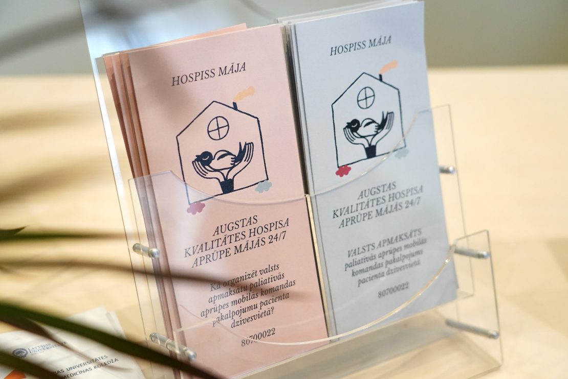 Sociālā uzņēmuma "Hospiss māja" aprūpes dienas centra telpas.