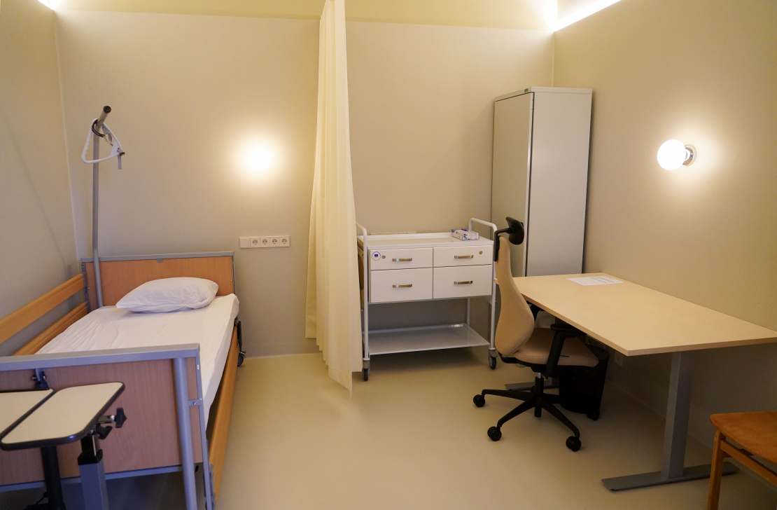 Sociālā uzņēmuma "Hospiss māja" aprūpes dienas centra telpas.