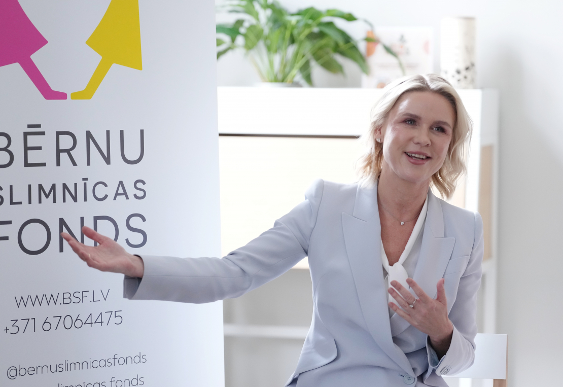 Bērnu slimnīcas fonds (BSF) valdes priekšsēdētāja Liene Dambiņa.