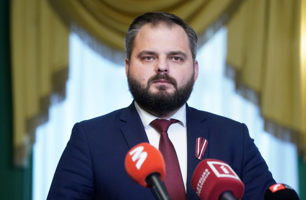 "Jaunās Vienotības" ("JV") Saeimas frakcijas vadītājs Edmunds Jurēvics.