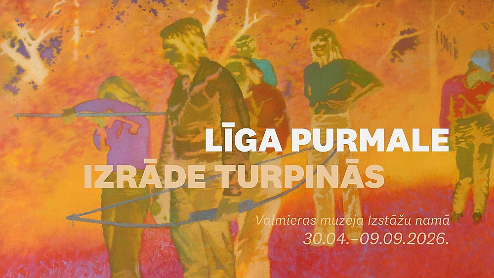 Valmierā līdz 9. septembrim apskatāma Līgas Purmales izstāde "Izrāde turpinās".