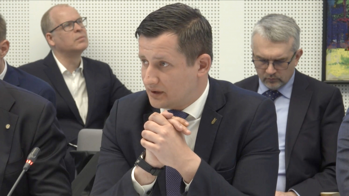 Ekonomikas ministrijas parlamentārais sekretārs Jurģis Miezainis.
