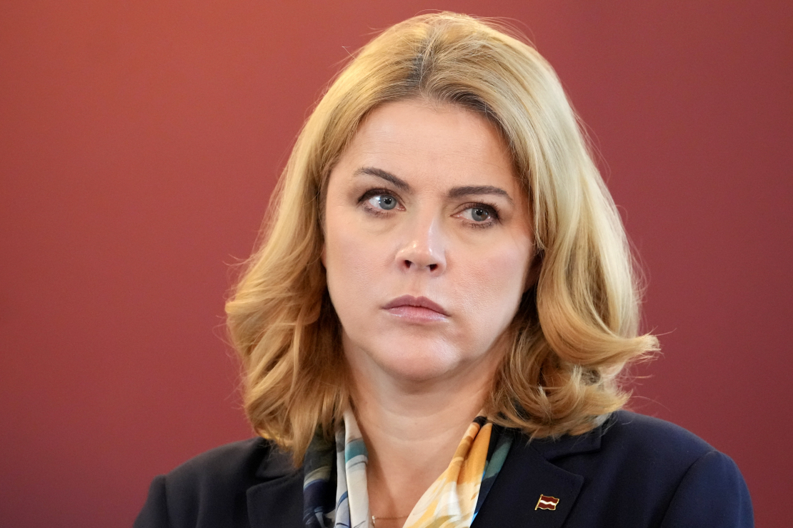 Ministru prezidente Evika Siliņa.