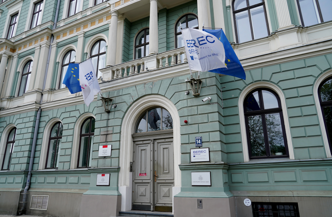 Uzņēmumu reģistra jaunās telpas Zigfrīda Annas Meierovica bulvārī.