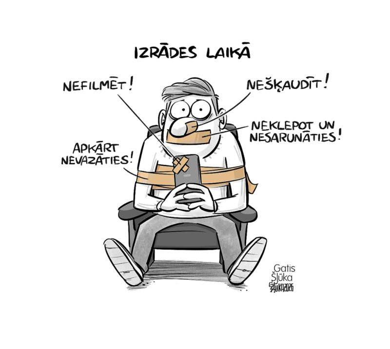Zīmē Gatis Šļūka. Kārtības rullis