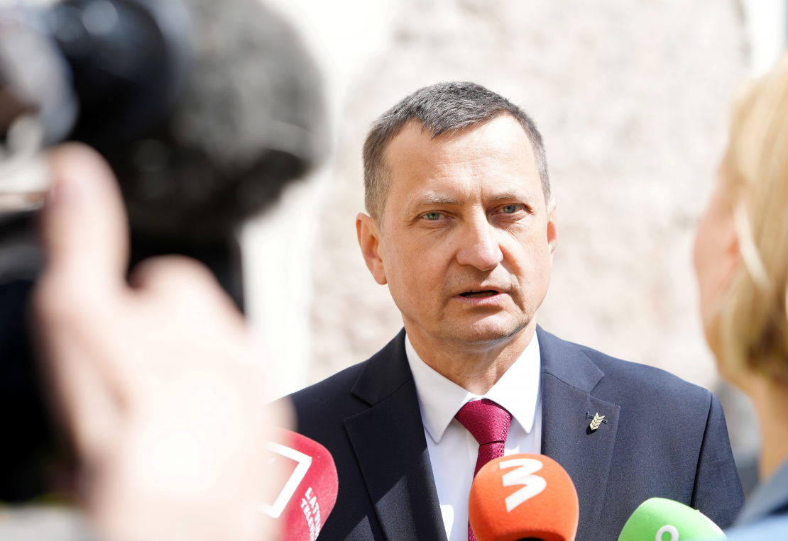 No amata atstādinātais zemkopības ministrs Armands Krauze.