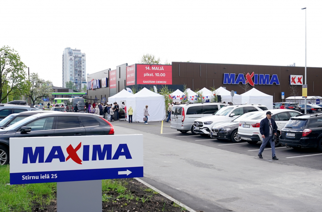 Rīgā notiek energoefektīvākā "Maxima XX" veikala atklāšanas pasākums. 