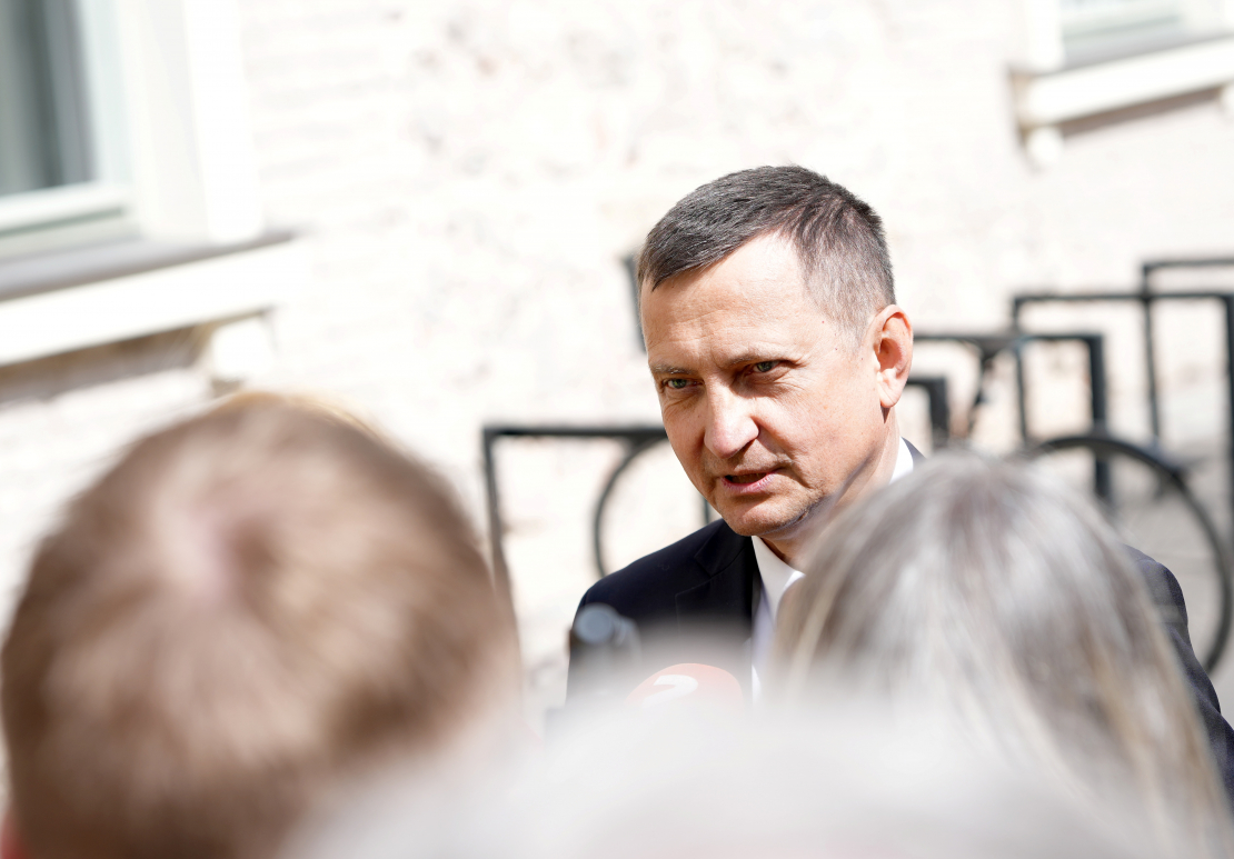 No amata atstādinātais zemkopības ministrs Armands Krauze.