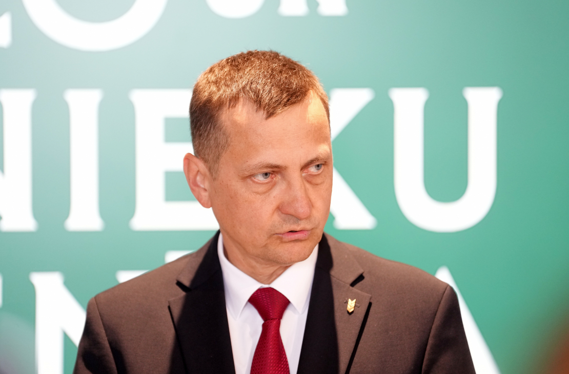 Zaļo un Zemnieku savienības (ZZS) priekšsēdētājs Armands Krauze.