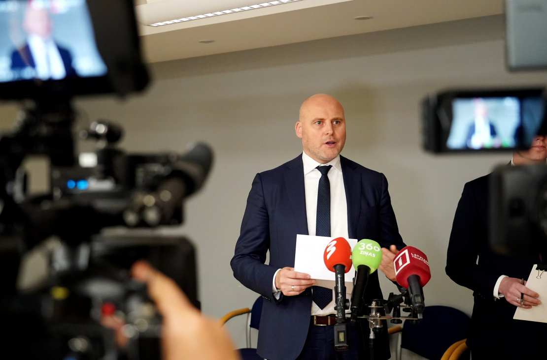 Premjera amatam nominētais "Apvienotā saraksta" (AS) politiķis, Saeimas deputāts Andris Kulbergs.