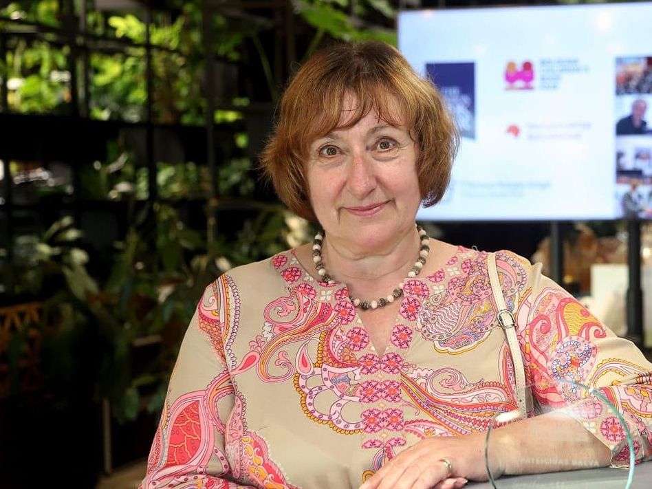 Žurnāla "Mājas Viesis" galvenā redaktore Dace Terzena.