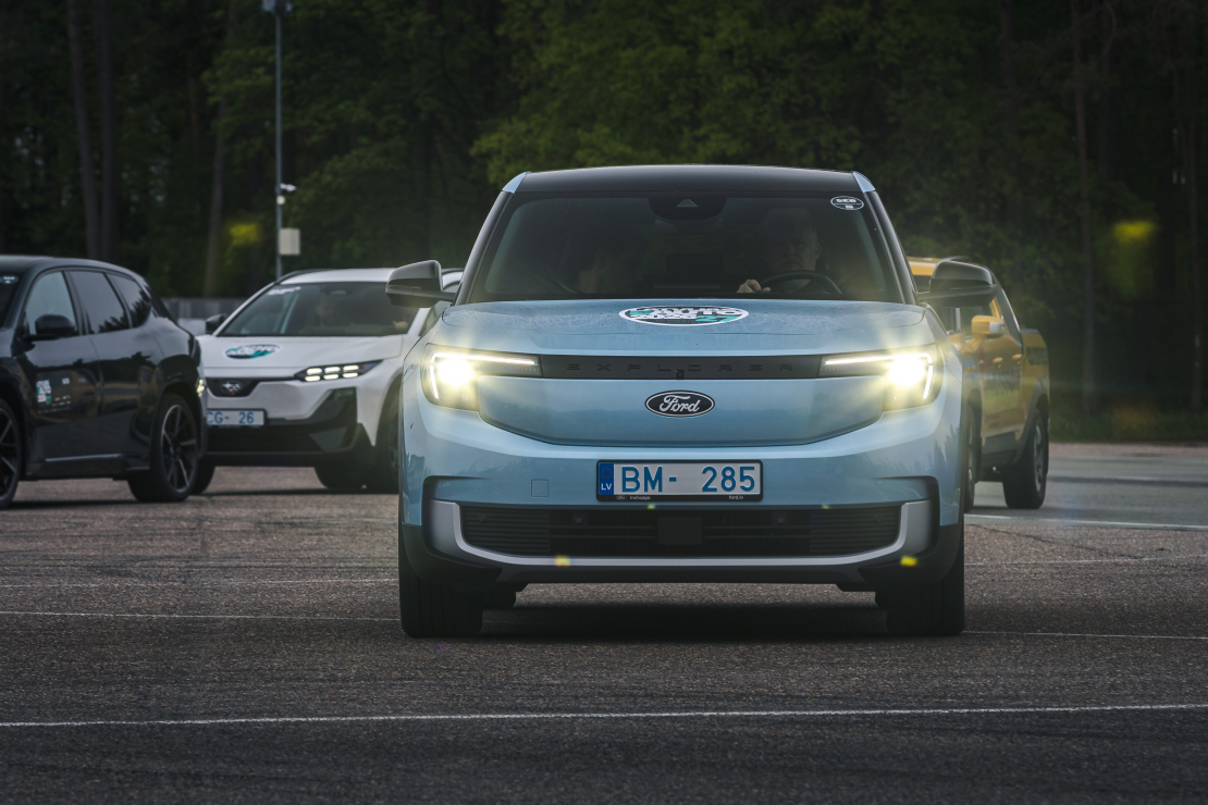 "Latvijas e-Auto" 2026./2027. gada sezonas pirmā testu diena.